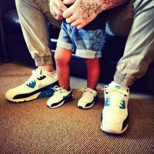 ... father, jeans, kid, kids, little, love, man, nike, outfit, shoes