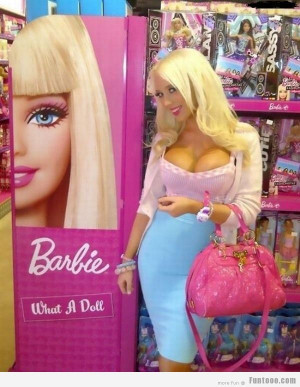Barbie is About to Show Something