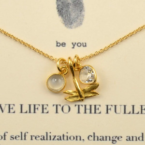 quote necklaces live life to the fullest necklace gold quote ...