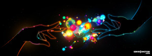 colorful connection magic hands facebook cover by andrew g in colorful ...