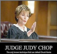 Judge Judy Chop