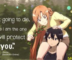 Anime quotes Sword Art Online Asuna Kirito
