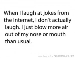 laugh jokes internet blow more air nose quote joke funny pics pictures ...