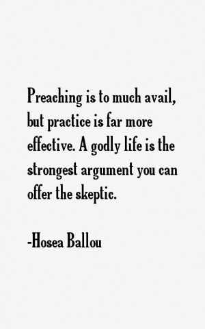 Hosea Ballou Quotes & Sayings