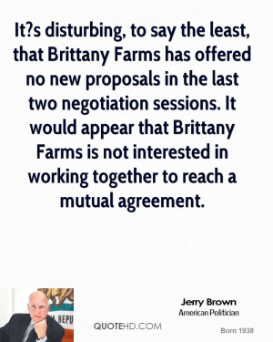 It?s disturbing, to say the least, that Brittany Farms has offered no ...