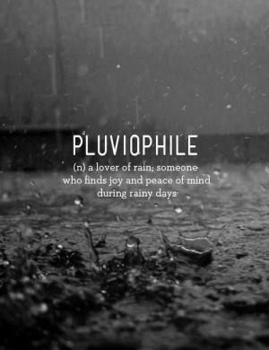 finds joy and peace of mind during rainy days 2 pluviophile a person ...