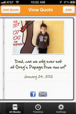 Posterity: The Family Quote Book 1