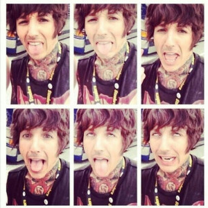 The many faces of Oliver Sykes. Adorable