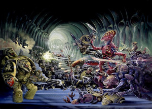 40k - Scythes Of The Emperor Space Marines vs Tyranids of by Chris ...