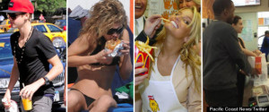 Celebrities Eating Fast Food: Stars Chow Down On The Go (PHOTOS)