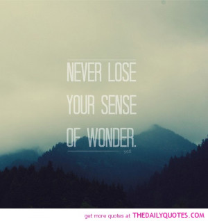 Losing A Best Friend Quotes And Sayings Never-lose-sense-wonder-quotes ...