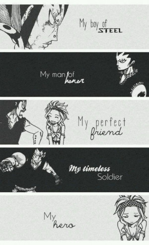 anime, couple, fairy tail, gale, gajeel x levy