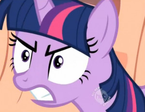 My Little Pony Twilight Sparkle Angry