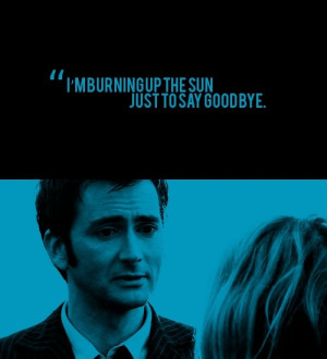 the most romantic quote in the history of Doctor Who. :,(