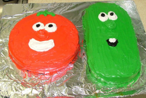veggie tales cake larry boy