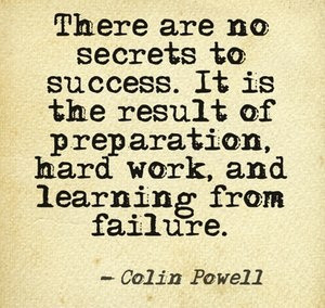 ... , and learning from failure. -Colin Powell #quote http://c2online.ca