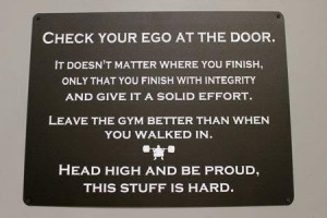 Check Your Ego At The Door