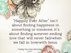 quote from the book Finding Your Fairy Tale Ending