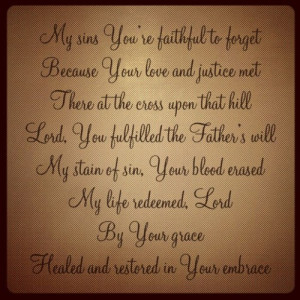 Beautiful lyrics from “Until The End” of New Creation Church ...