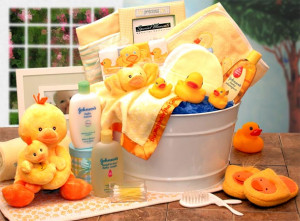 bath time baby in the bath time baby gift basket the musical duckling ...