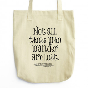 Lord of the Rings Tote - Book Bag - J.R.R. Tolkien Quote