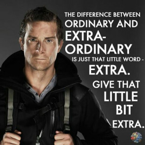 Insparatinal quote by Bear Grylls. The man that makes The Discovery ...