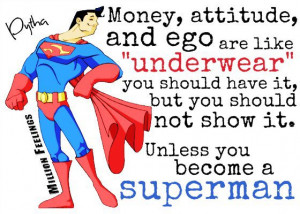 Money Attitude and Ego are like underwear