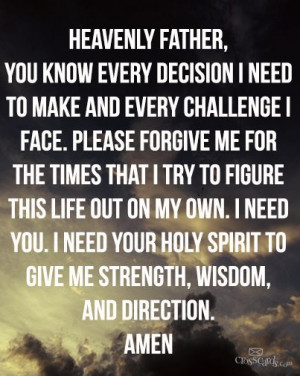 Lord, I need You!