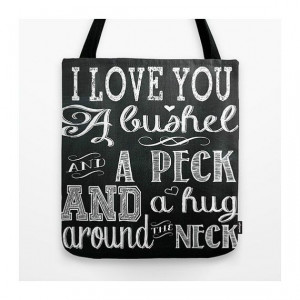 Bushel and A Peck Tote Bag, Mother's Day Gift, Photography, Purse, Bag ...