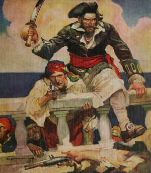 Blackbeard, the renowned pirate, came from the West Country of England