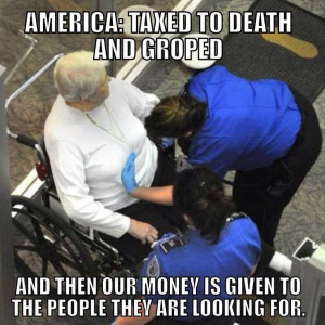 pathetic. NOTE. But they let a harem of 4 Muslim women in full Burka ...