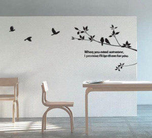 ... Vinyl Wall Decals Quote Decal 2012NEW Birds fly to branch Removable