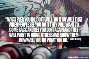 Walt Disney Success Inspiration Picture Quote