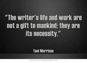 TONI MORRISON