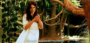 Hypocrite,hypocrite,hypocrite. Vicky Cristina Barcelona quotes