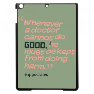 Doctor Funny Quotes iPad Air Case