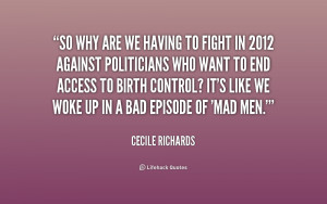 Quotes by Cecile Richards