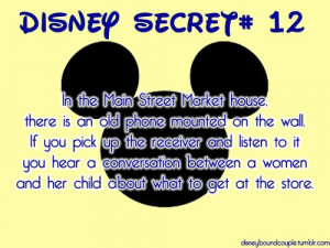 Disneyland Park Secrets Tumblr