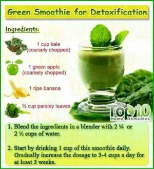 GREEN SMOOTHIE FOR DETOX