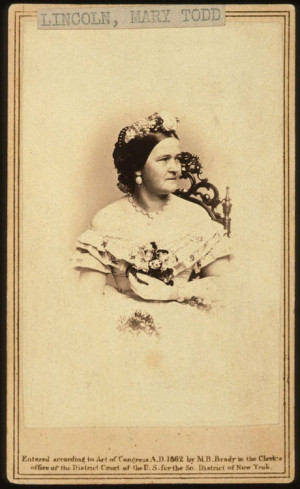 Mary Todd Lincoln, 1862. Portrait by Matthew Brady (Sally Field was ...