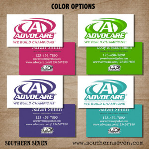 Advocare Fun Business Card design, 500 Full Color professionally ...