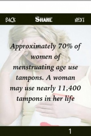 View bigger - Menstruation Facts for Android screenshot