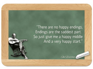 Shel Silverstein Quotes Happy Endings Shel silverstein... on happy
