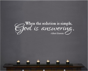 ... -Wall-Decal-Quote-Art-Saying-Decor-God-is-answering-Albert-Einstein