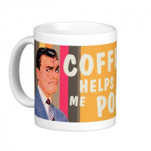 coffee helps me poop coffee mug
