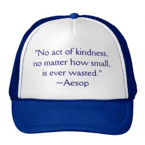 Aesop Kindness Quote Bumper