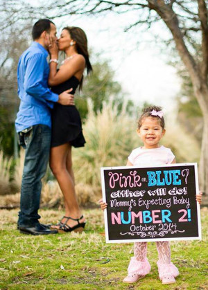 Pink or Blue? Either will do! Mommy's expecting number 2! Printable ...