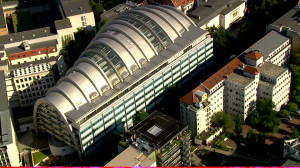 HD Ludwig Erhard Haus / Berlin / Aerial – Stock Video # 778-498-289