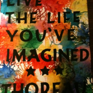 My very own crayon quote canvas :)