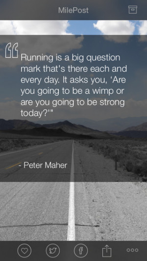 Daily Running Quotes - MilePost